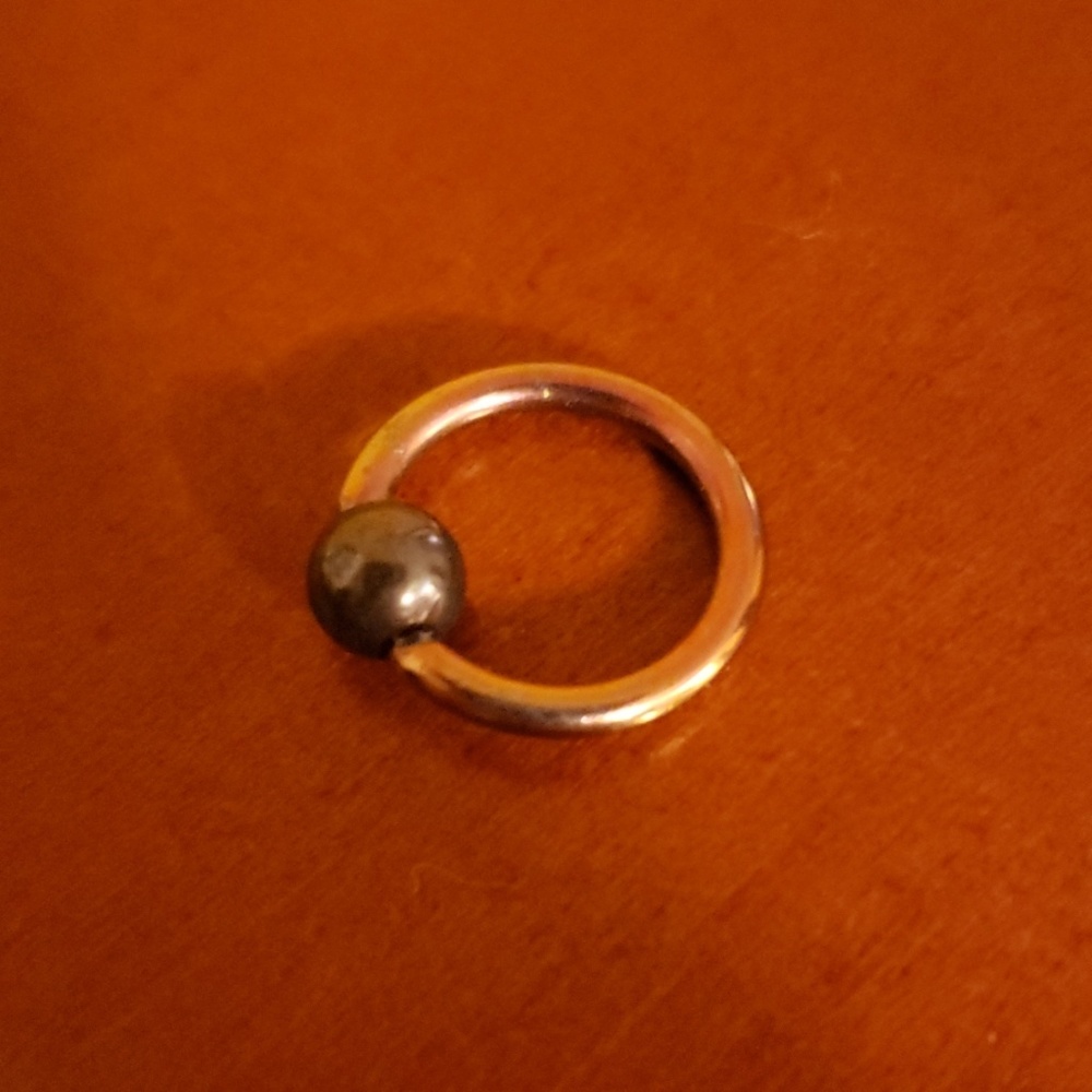 Titanium Helix Ring